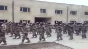 اموزش نظامی سربازان عراقی با صدای یا علی