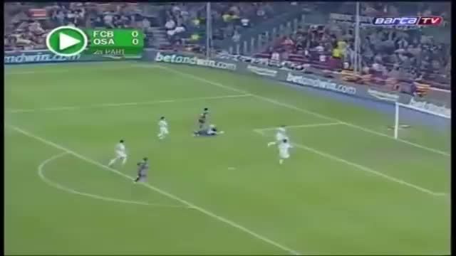 هایلایت کامل بازی لیونل مسی مقابل اوساسونا (2005)