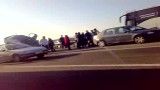 تصادف در اتوبان قم تهران