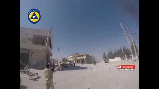 شکار راکت توسط GoPro در ادلب