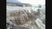 بارش باران و طغیان رودخانه در جبالبارز