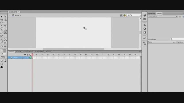 آموزش ساخت نشانگر ماوس در 35 ثانیه-Adobe Flash CS6