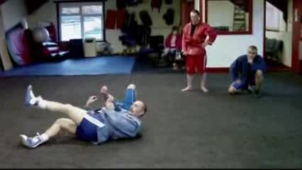 knee bar from kimura takedown