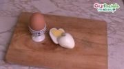 آموزش تغییرشکل تخم مرغ به  شکل قلب!!