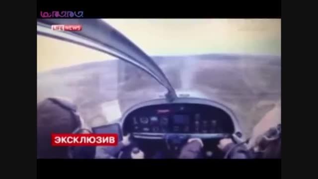 لحظۀ سقوط هواپیما و کشته شدن خلبان