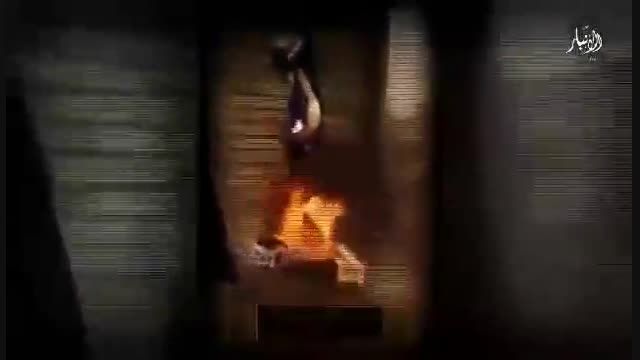 داعش 4 نفر را سوزاند