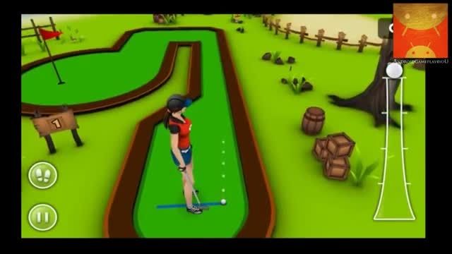 گیم پلی بازی اندرویدی Mini Golf Game 3D