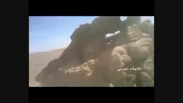 انهدام خودروی تروریستها توسط حزب الله با موشک کورنت