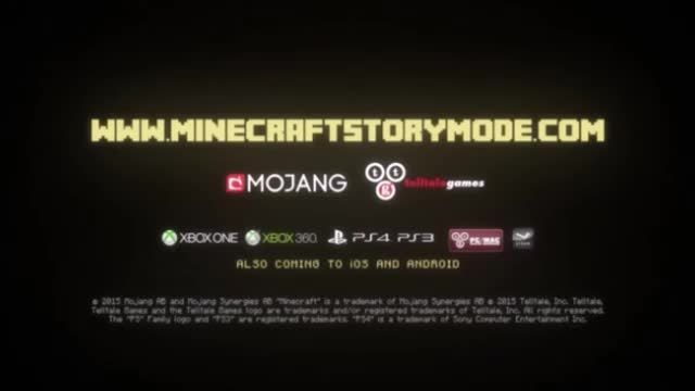 تریلر بازی Minecraft: Story Mode