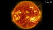 فیلم جدید ناسا از تشعشعات خورشید