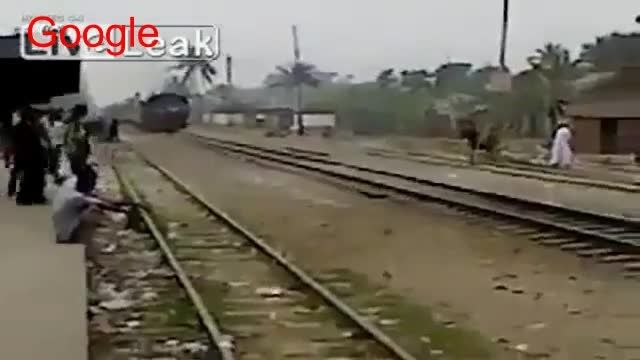 کشته شدن فجیع روی قطار