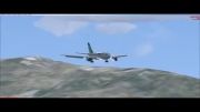 فرود A-300 ماهان ایر در فرودگاه مهراباد