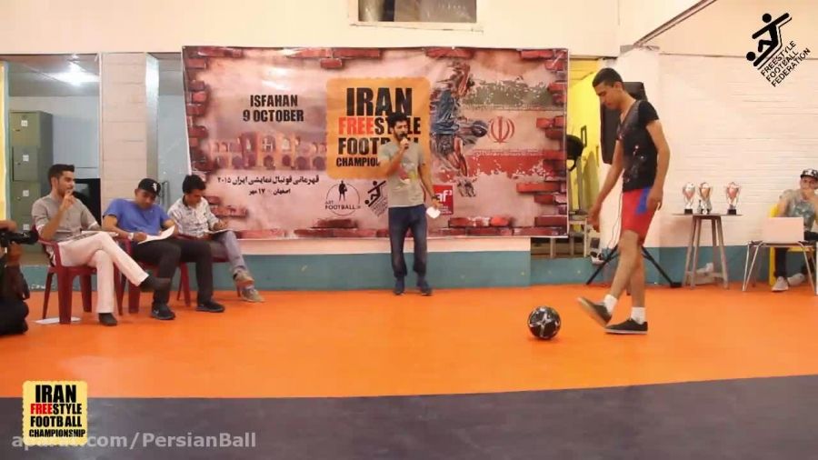 سینا آیتم روتین - قهرمانی فوتبال نمایشی ایران