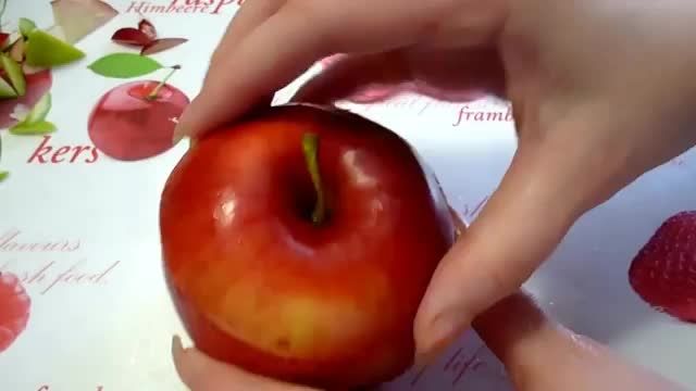 هنر میوه آرایی-ساخت گل با سیب
