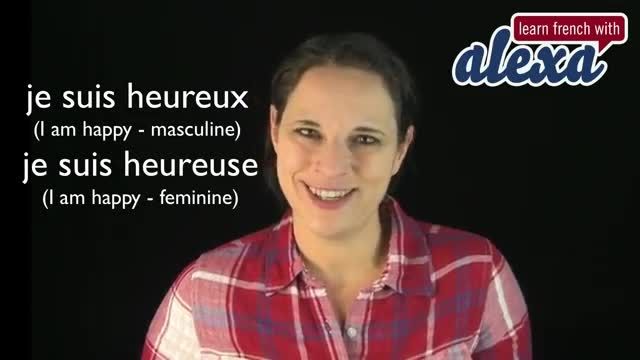 آموزش فرانسه با الکسا-حالتهای چهره