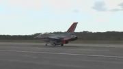 پرواز بدون خلبان جنگنده F16!!!!