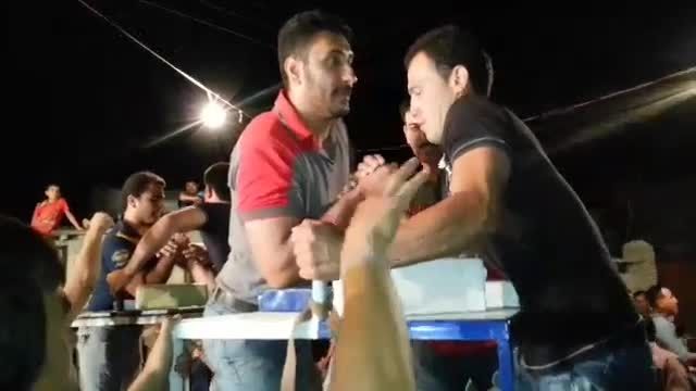 فیلم مسابقات مچ اندازی arm wrestling