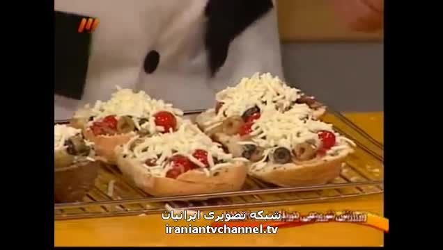 آموزش آشپزی - طرز تهیه پیتزا چاپاتا توسط سامان گلریز /