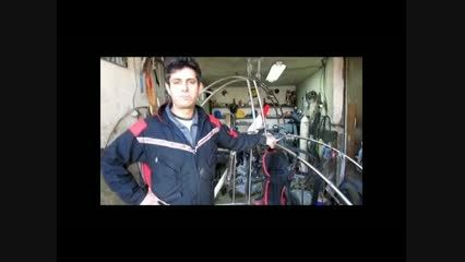 گفتگو با تنها طراح بدنه موتور پاراگرایدر استان گلستان