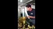 مهارت در نصف کردن لیمو