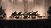Rossini Overture to Barber of Seville - 4 pianos, 16 hands