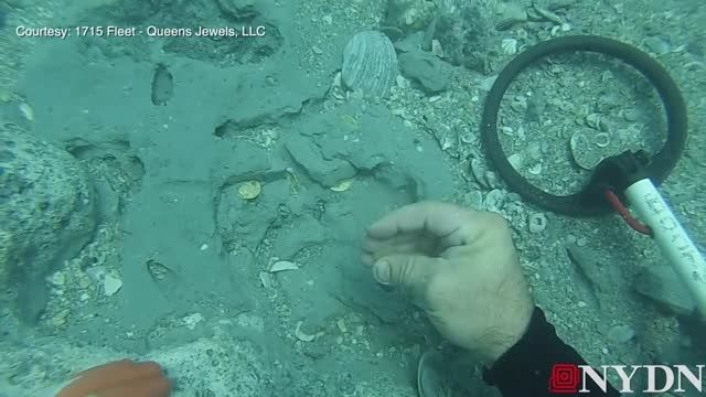 کشف گنج سیصد ساله توسط غواصان فلوریدایی