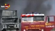 انفجار خودروی حمل سلاح قاچاق برای تروریست ها روبروی یک مرکز نظامی