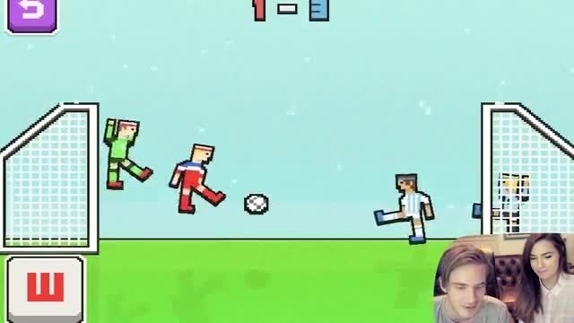 PewDiePie دونفره Soccer Physics بازی میکند