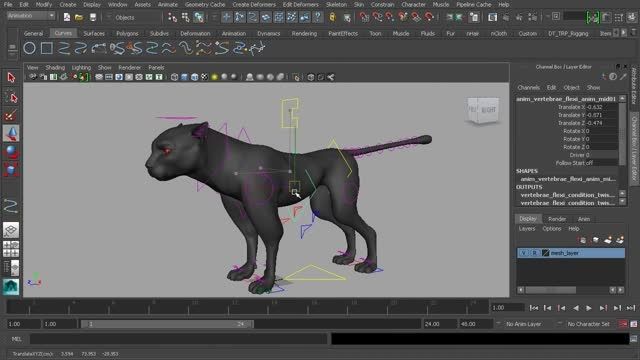 Animating Quadrupeds in Maya 2014