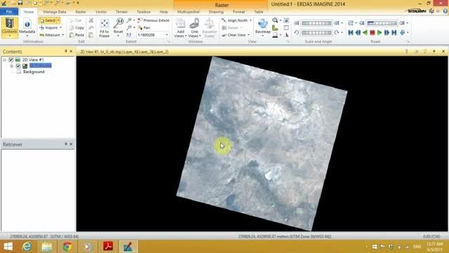 Calculating NDVI using ERDAS Imagine 2014