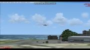لندینگ 787 قطر ایر در جزیره سنت مارتین