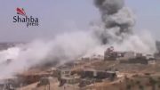 حمله سنگین هوایی به یک مقر تروریستها در سوریه