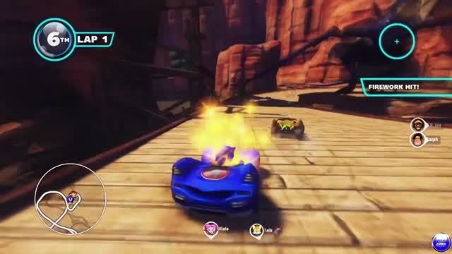 Sonic  All-Stars Racing Transformed - Dragon Canyon
