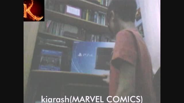 آنباکسینگ ps4(فارسی) از (kiarash(marvel comic