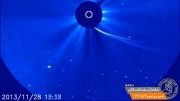 دنباله دار آیسان در نزدیکی خورشید