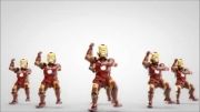 رقص iron man