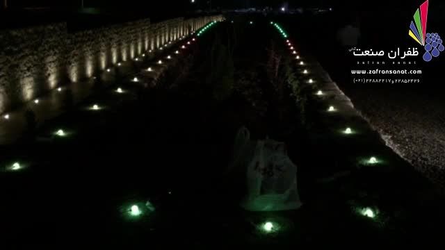 نمایش چراغ های هوشمند در اصفهان