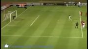ضربه عجیب پنالتی در دقیقه ۸۰ بازی بین امارات و لبنان