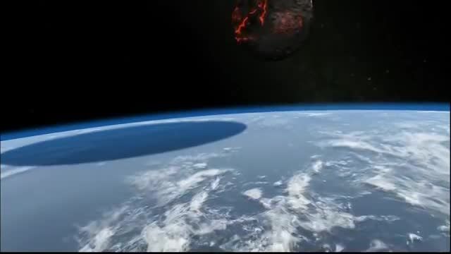 شبیه سازی برخورد یک سیارک با زمین