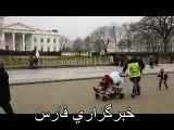 فیلم تظاهرات مردم آمریکا در واشنگتن در حمایت از ایران