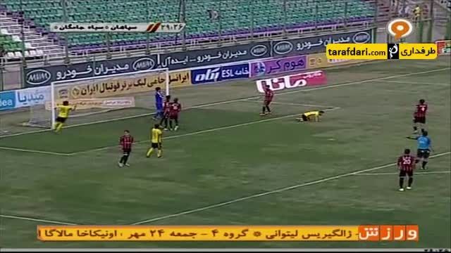 خلاصه بازی سپاهان اصفهان 1-1 سیاه جامگان مشهد