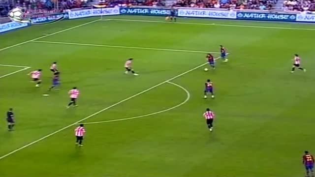 هایلایت کامل بازی لیونل مسی مقابل اتلتیک بیلبائو (2007)