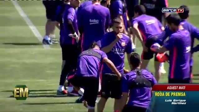 تمرینات کامل بارسلونا (16.05.2015)