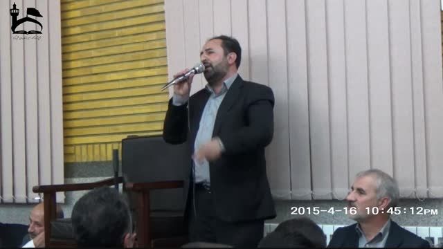 حاج اصغر کاظمی سومین جلسه مجمع شور و شعور حسینی