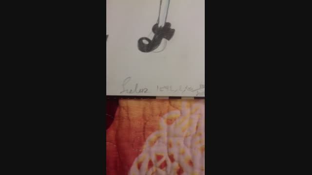نقاشی فوق حرفه ای باب اسفنجی كشیده شده توسط من