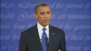 مناظره جالب اوباما و رامنی