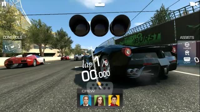 اجرای بازی real racing 3 بروی xperia z2