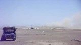 تیک آف C17 از باند خاکی در افغانستان