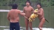 اولین برخورد یکی از قبایل آمازون با دیگر انسانها