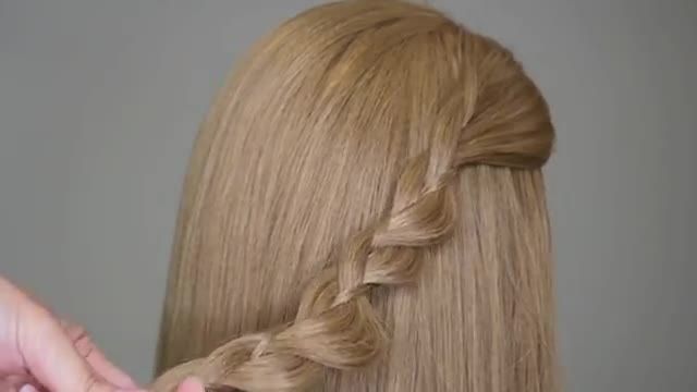 آموزش مدل موی زیبا و راحت با بافت مو
